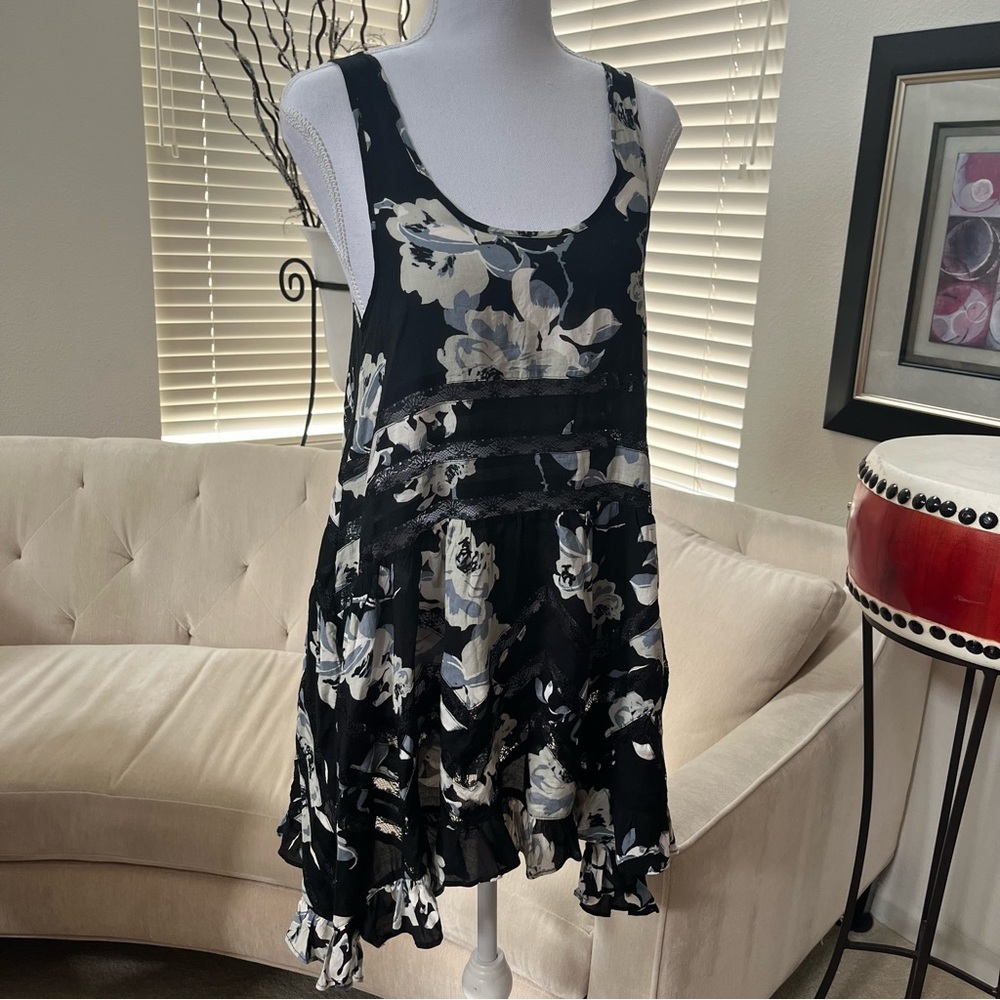 Nwt Intimately by Free People Printed Trapeze Slip